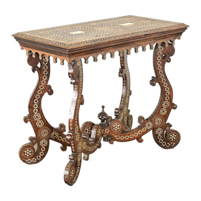 Italian 18th Century Inlay Console Table