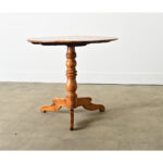 French 19th Century Fruitwood Pedestal Table