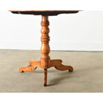 French 19th Century Fruitwood Pedestal Table