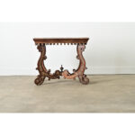 Italian 18th Century Inlay Console Table