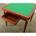 French 20th Century Mahogany Game Table