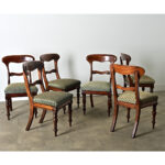 Set of Six English Victorian Dining Chairs
