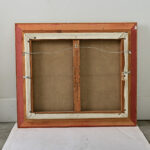 French Vintage Framed Oil Painting Portrait