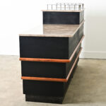 French Midcentury Tiered Bar Counter