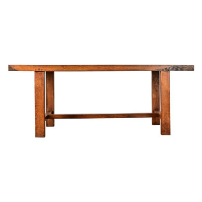 French 19th Century Solid Oak Farm Table