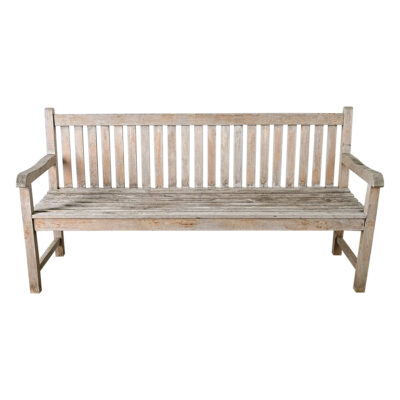 English Weathered Teak Garden Bench