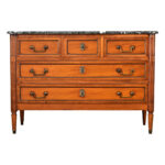 French 20th Century Louis XVI Style Fruitwood Commode