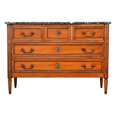 French 20th Century Louis XVI Style Fruitwood Commode