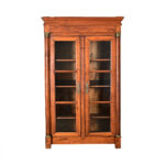 French Early 19th Century Fruitwood Empire Bibliotheque