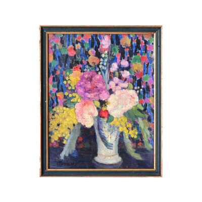 French Framed Floral Painting