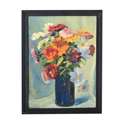 French Framed Floral Still Life Painting