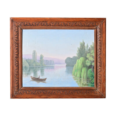French Vintage Framed Landscape