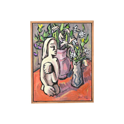 French Vintage Framed Modern Still Life