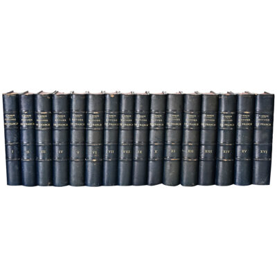 Set of 16 Books on the History of France by Henri Martin