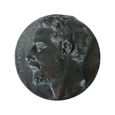 French 19th Century Bronze Plaque by Chédeville
