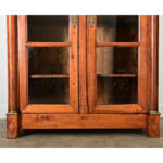 French Early 19th Century Fruitwood Empire Bibliotheque