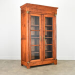 French Early 19th Century Fruitwood Empire Bibliotheque