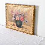French Vintage Framed Floral Still Life