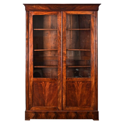 French 19th Century Mahogany Louis Philippe Bibliotheque
