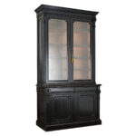 French 19th Century Grand Ebonized Bibliotheque