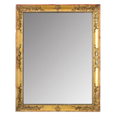 French 19th Century Gold Empire Mirror