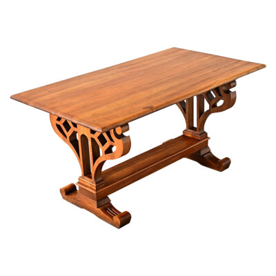 French 19th Century Mahogany Library Table