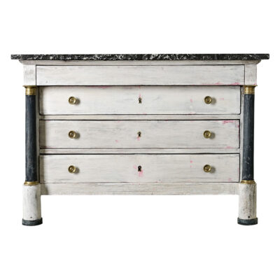French 19th Century Painted Empire Commode