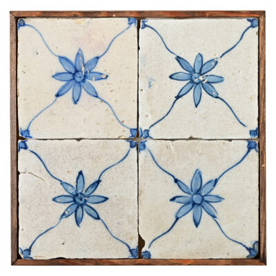 Framed Set of 18th Century Portuguese Tiles