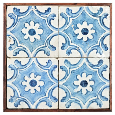 Framed Set of 18th Century Portuguese Tiles