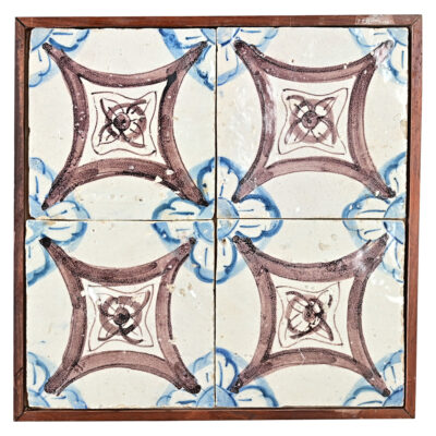 Framed Set of 18th Century Portuguese Tiles