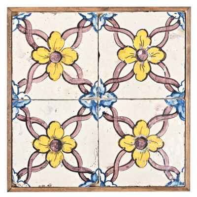 Framed Set of 18th Century Portuguese Tiles