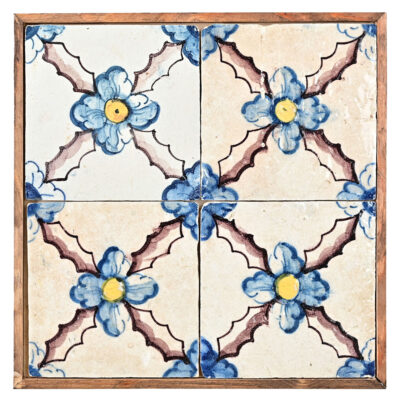 Framed Set of 18th Century Portuguese Tiles