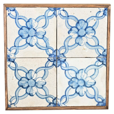 Framed Set of 18th Century Portuguese Tiles