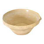 French 19th Century Glazed Cream Bowl