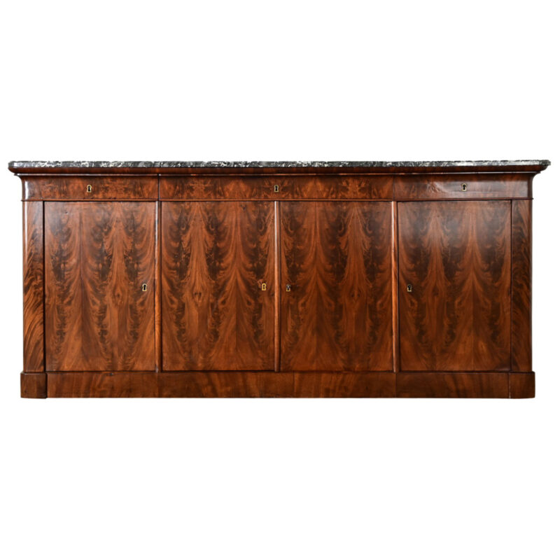 French 19th Century Louis Philippe Mahogany Enfilade