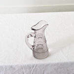 French 19th Century Heavy Solid Glass Pitcher