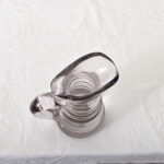 French 19th Century Heavy Solid Glass Pitcher