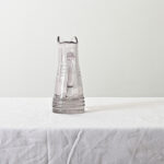 French 19th Century Heavy Solid Glass Pitcher