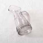 French 19th Century Heavy Solid Glass Pitcher