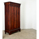 French 19th Century Bookmatched Mahogany Louis Philippe Armoire