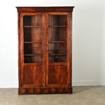 French 19th Century Mahogany Louis Philippe Bibliotheque