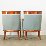 French 19th Century Mahogany Pair of Empire Arm Chairs