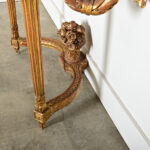 French 18th Century Louis XVI Period Demilune Console