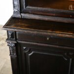 French 19th Century Grand Ebonized Bibliotheque