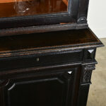 French 19th Century Grand Ebonized Bibliotheque
