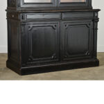 French 19th Century Grand Ebonized Bibliotheque