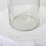 French Vintage Clear Glass Pickling Jar