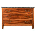 French 19th Century Solid Walnut Commode