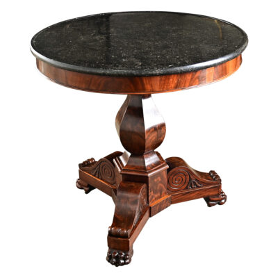 French 19th Century Restauration Mahogany Gueridon