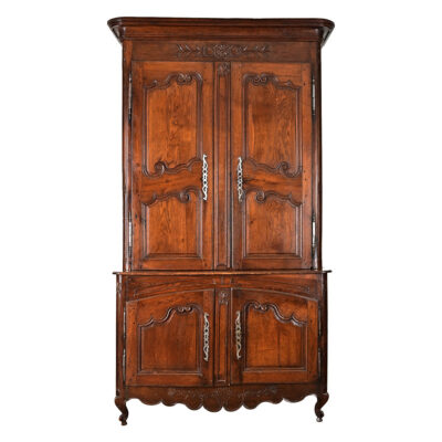French 19th Century Solid Oak Buffet à Deux Corps